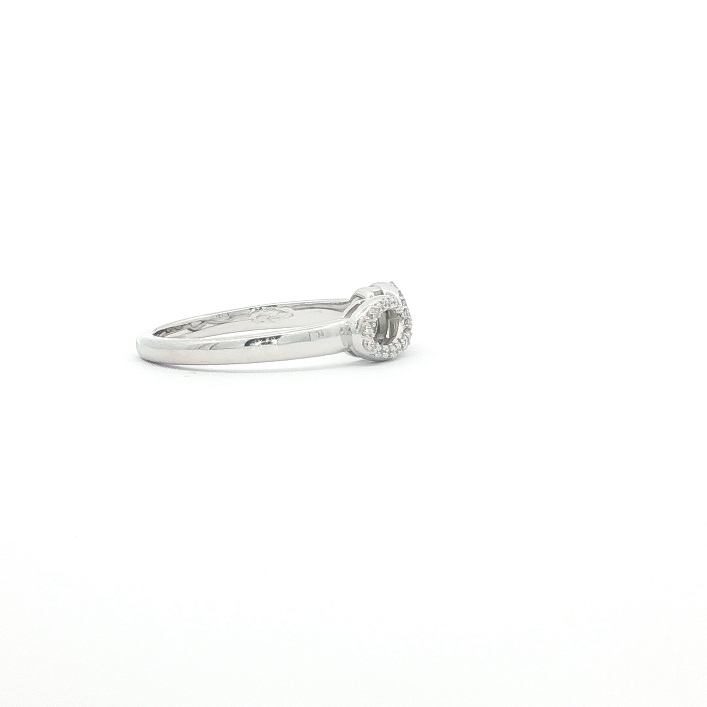18kt White Gold Infinity Ring