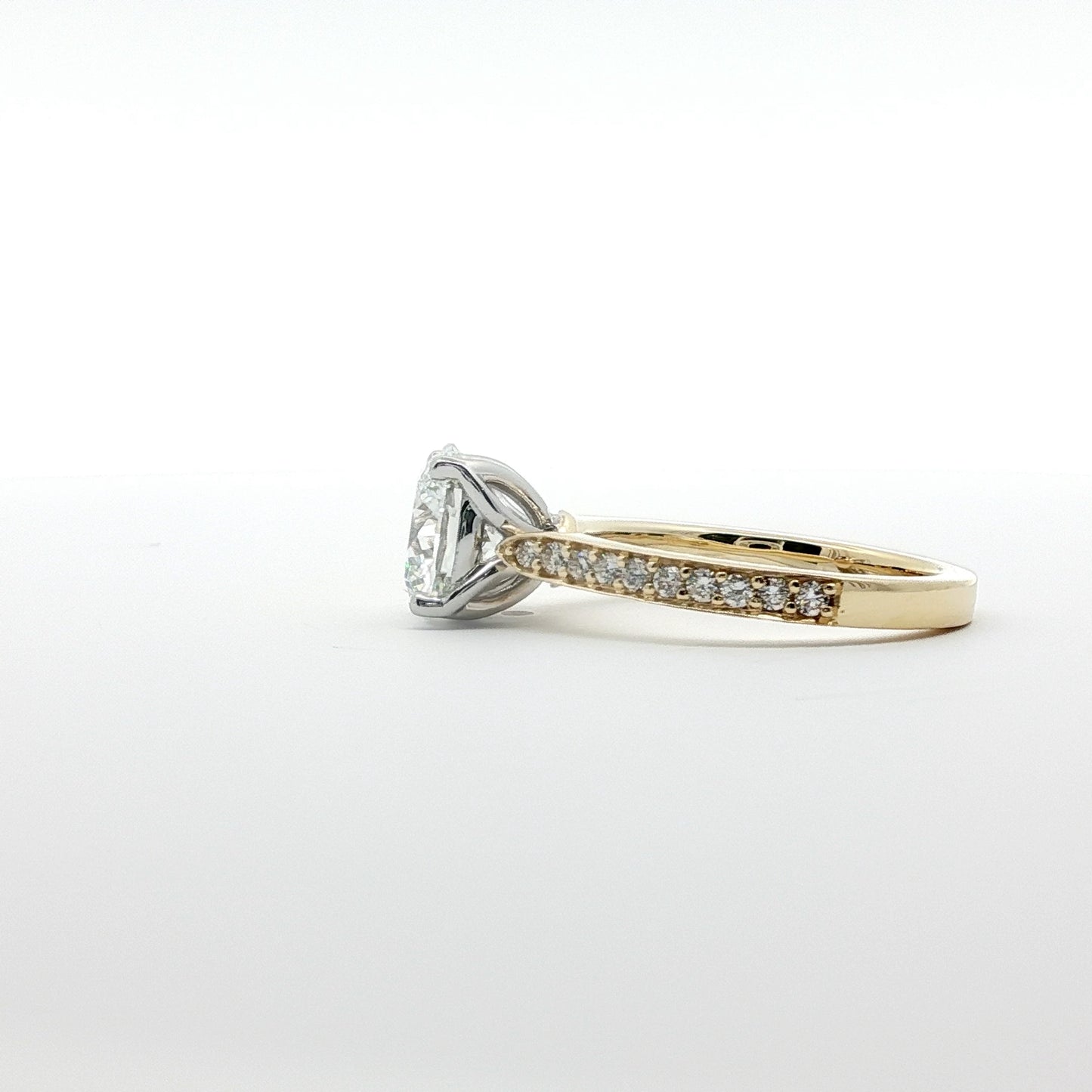 14kt Yellow Gold 2.03ct Engagement Ring