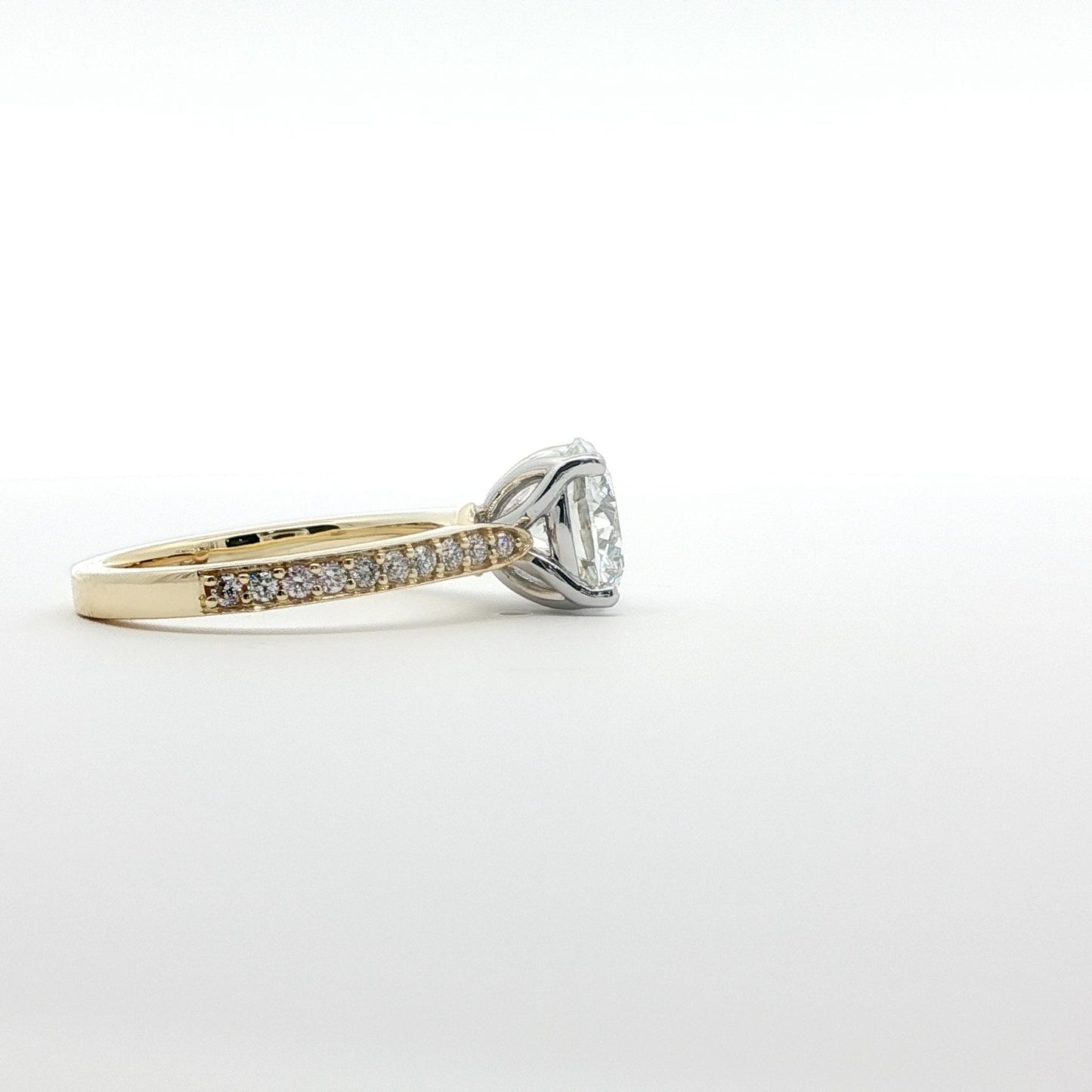 14kt Yellow Gold 2.03ct Engagement Ring