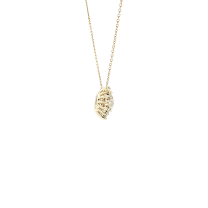 14kt YG RD LAB Diamond Pendant (.99ct)