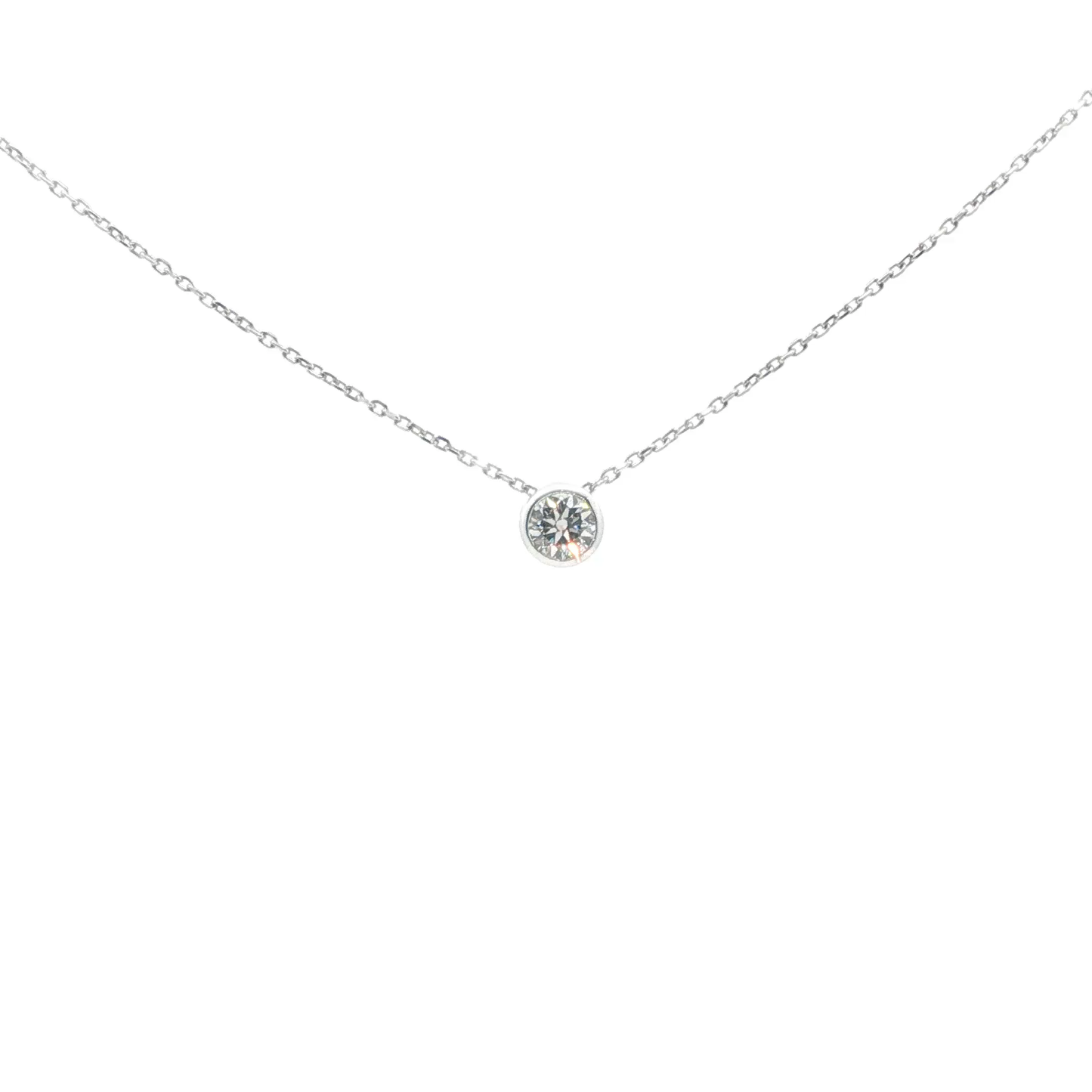 18kt Rd White Gold CVD Pendant .36ctw  2.60gr