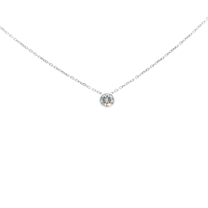 18kt Rd White Gold CVD Pendant .36ctw  2.60gr