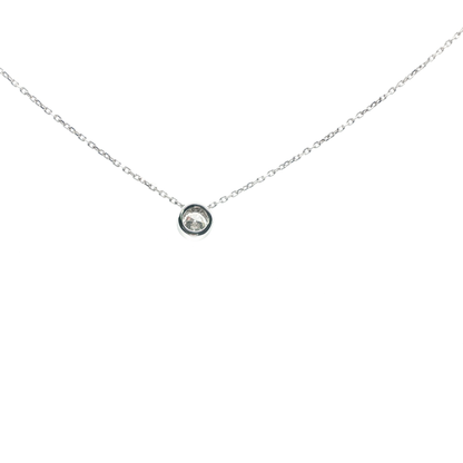 18kt Rd White Gold CVD Pendant .36ctw  2.60gr