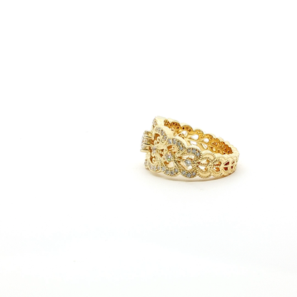 14kt Yellow Gold Princess Ring