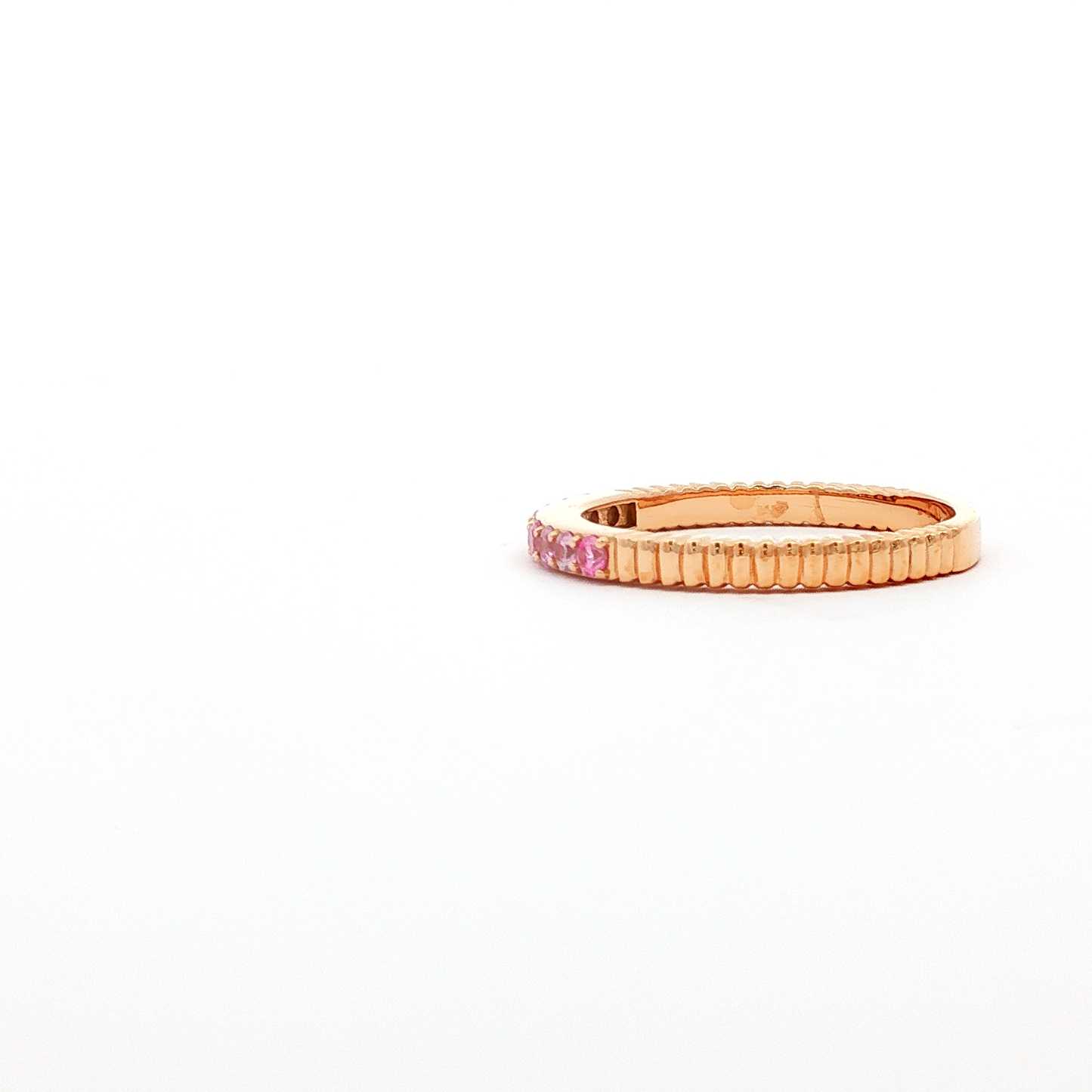18kt Pink Gold Pink Sapphire Ring