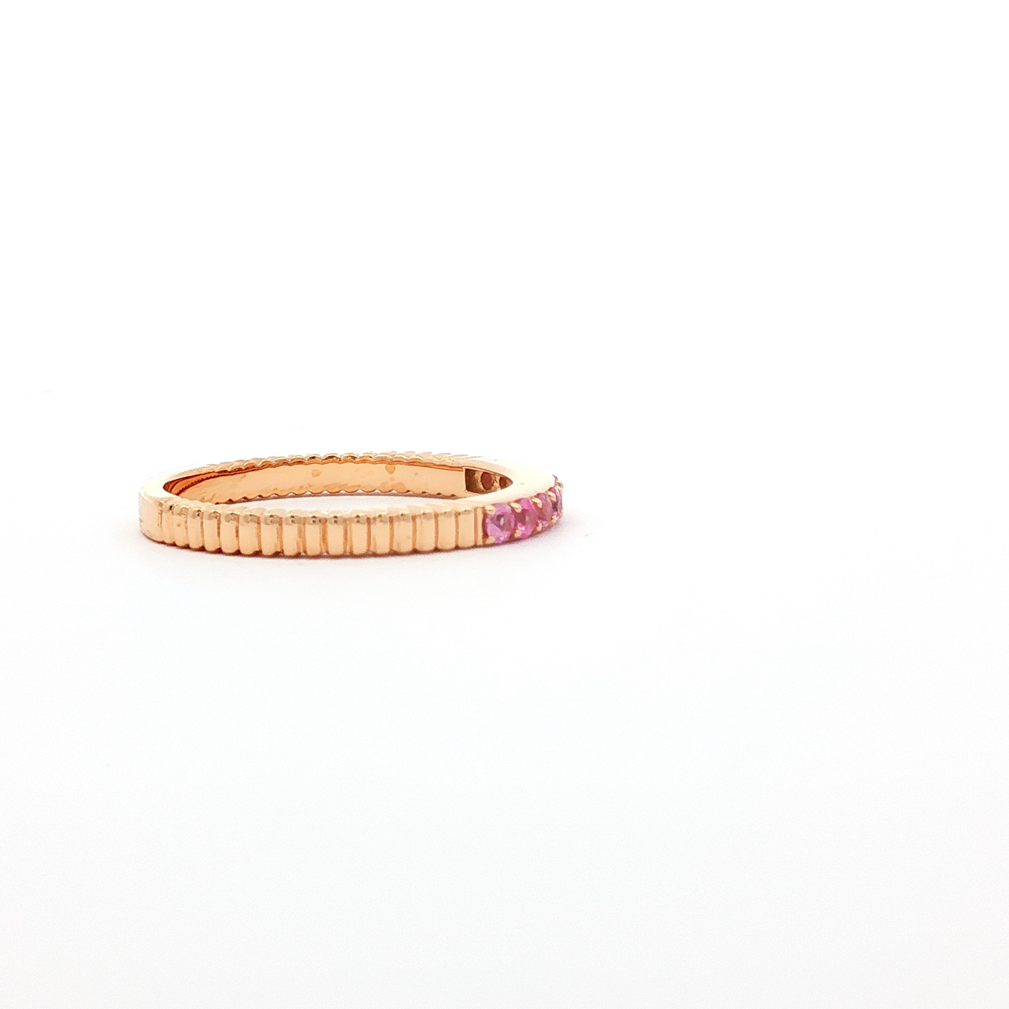18kt Pink Gold Pink Sapphire Ring