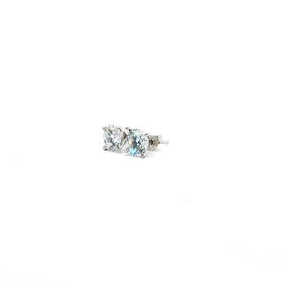 14kt WG 2.08ctw LAB Earrings