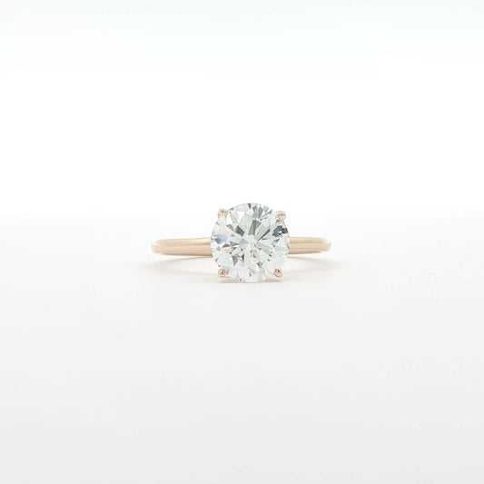 14kt YG  2ctw LAB Diamond Solitaire Ring SR