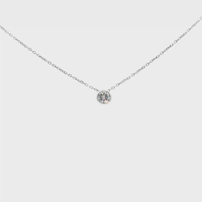 18kt Rd White Gold CVD Pendant .36ctw  2.60gr